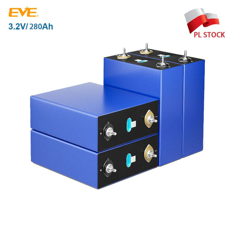 EU Stock & Free Shipping & Tax Free EVE 280AHK LiFePO4 Battery, Cycle Life More Than 8000 Times, EU Stock, Grade A, Suitable for DIY Solar