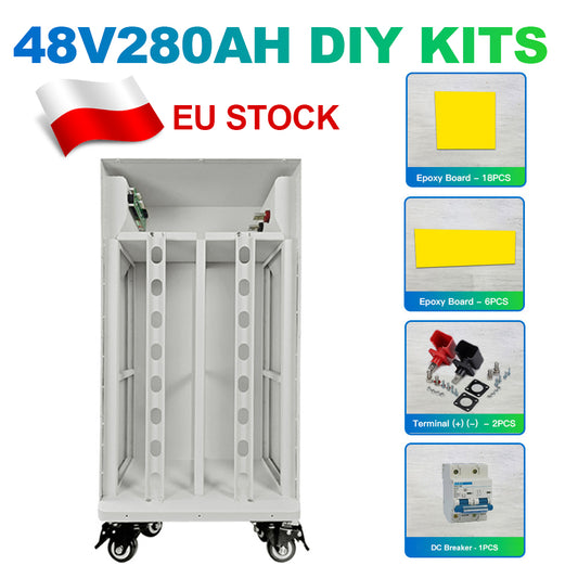 Kit de baterii LiFePO4 DIY 48V Model stivuit în stoc UE ​​BMS încorporat fără echilibru activ