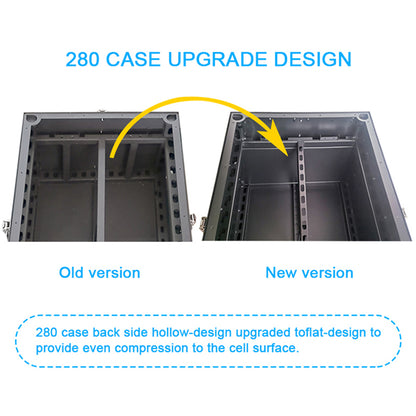 EU Stock & Free Shipping & Tax Free DIY 48V LiFePO4 Battery Pack Stacking Kit, Individual Black Metal Sheet Housing, Stacking Model, EU Stock