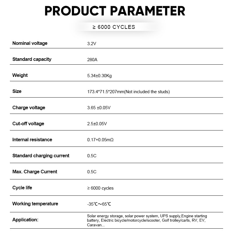 EU stock & free shipping & tax free CATL 280AH LiFePO4 battery A grade 100% brand new