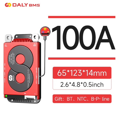 DALY 40A 60A 100A Smart BMS WITH NTC 3S to 24S  K Series