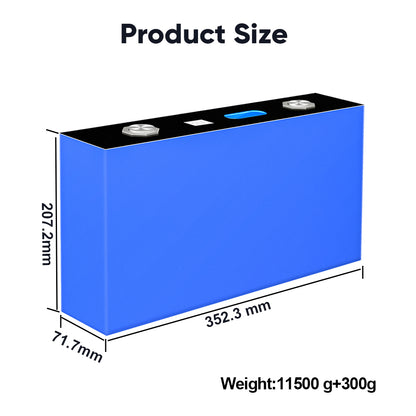 New EVE 628Ah MB56 3.2V 3.65V Prismatic Cell LifePO4 Battery Cells 8000cycle For 12V 48V Battery Pack Solar Home