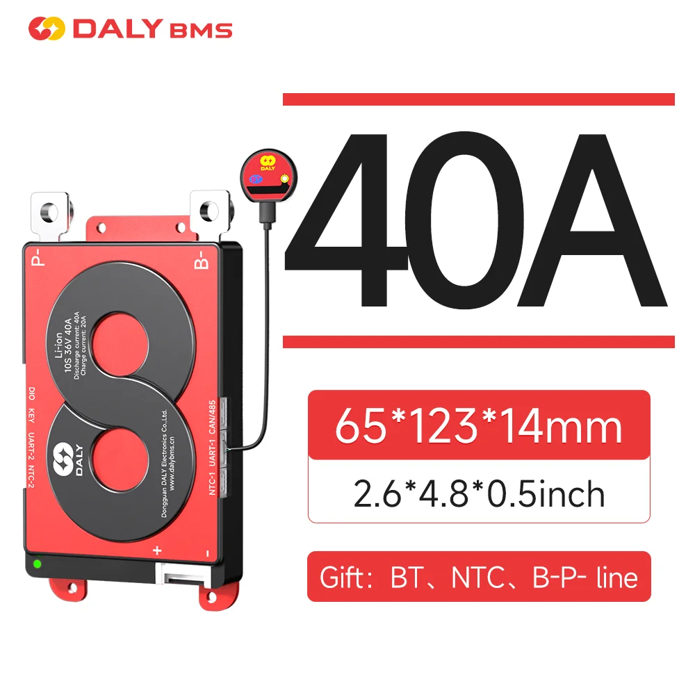 DALY 40A 60A 100A Smart BMS WITH NTC 3S to 24S  K Series