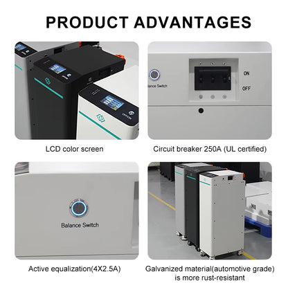EU Stock-Seplos V4 Assembled Battery Pack 48V 51.2V 314Ah LiFePO4 Built-in BMS with Active Balancer