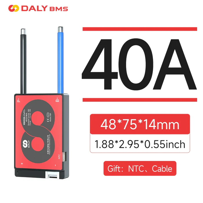 DALY 15A 20A 40A 60A Hardware BMS WITH NTC 3S to 13S G&H Series