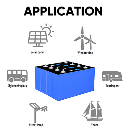 New EVE 560Ah MB56 3.2V 3.65V Prismatic Cell LifePO4 Battery Cells 12000cycle For 12V 48V Battery Pack Solar Home