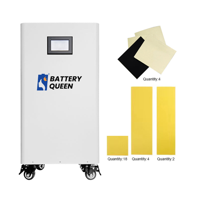 EU Stock & Free Shipping & Tax Free No Other Accessories DIY 48V LiFePO4 Battery Pack Kit Box & Upright Model White Metal Plate Box.