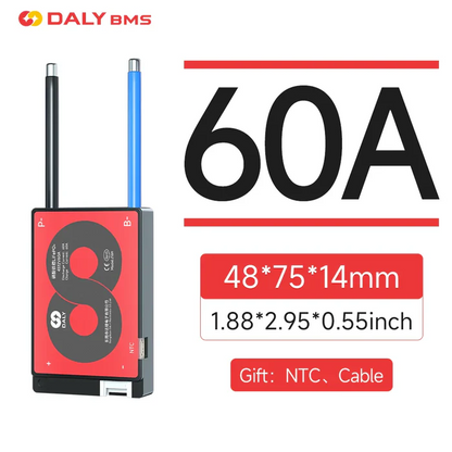 DALY 15A 20A 40A 60A Hardware BMS WITH NTC 3S to 13S G&H Series