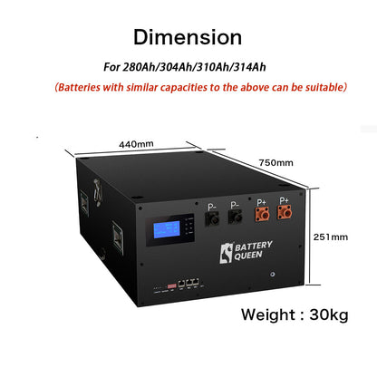 EU Stock & Free Shipping & Tax Free DIY 48V LiFePO4 Battery Pack Kit Stacked Model  Built In BMS No Active Balancer