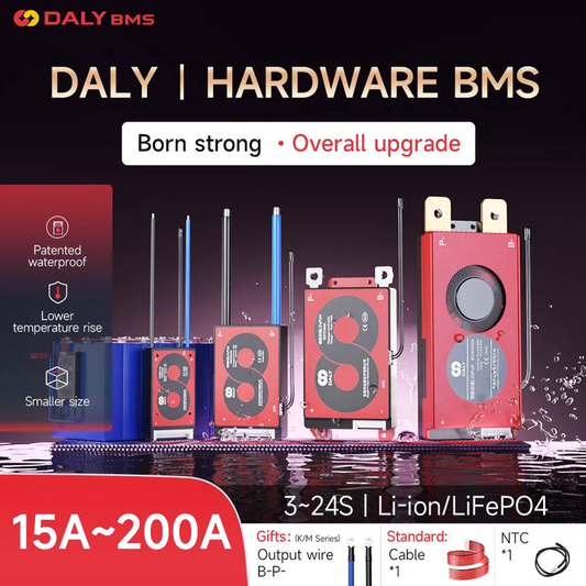 DALY 15A 20A 40A 60A Hardware BMS WITH NTC 3S to 13S G&H Series