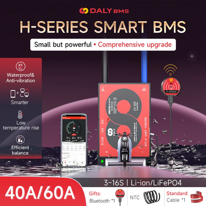DALY 40A 60A Smart BMS WITH NTC 3S to 16S H Series