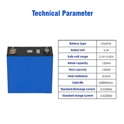 CATL 120AH LiFePO4 3.2V Battery 5000 Cycles Brand New Grade A