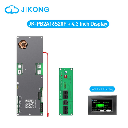 EU Stock & Free Shipping & Tax Free JK Bms PB2A16S20P 16S48V200A Lifepo4 Smart BMS for Growatt Deye Must Inverter